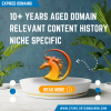 Exclusive 10+ Years Aged Domain Name with Relevant Content History!
